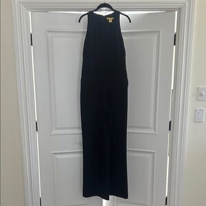 Catherine Malandrino Black Sleeveless Jumpsuit